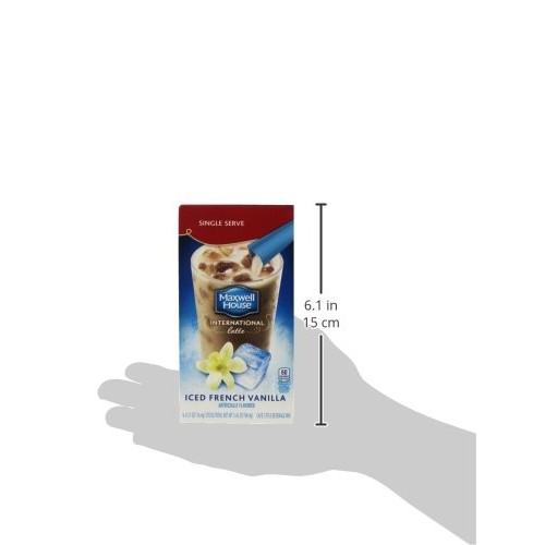 Maxwell House, International Cafe Iced Latte, French Vanilla, Si