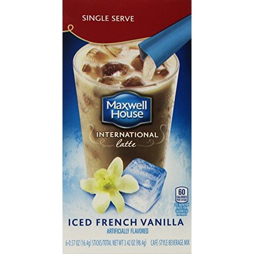 Maxwell House, International Cafe Iced Latte, French Vanilla, Si