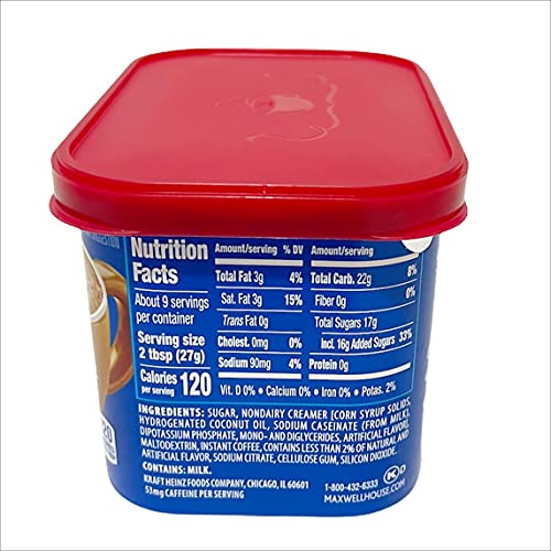 Maxwell House International Cafe Vanilla Caramel Latte Instant C