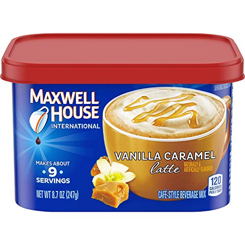 Maxwell House International Cafe Vanilla Caramel Latte 8.7Oz Ja