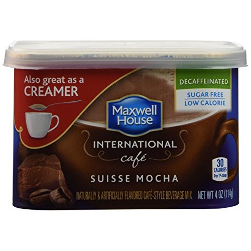 Maxwell House International Coffee Decaf Sugar Free Suisse Mocha