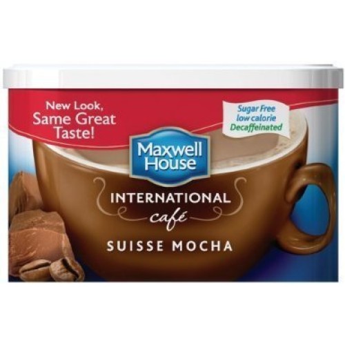 Maxwell House International Coffee Decaf Sugar Free Suisse Mocha