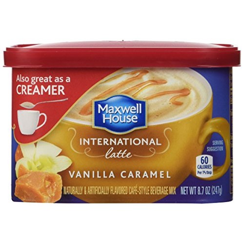 Maxwell House International Coffee Vanilla Caramel Latte, 8.7-Ou