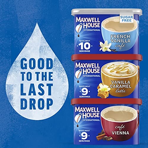 Maxwell House International Sugar-Free French Vanilla Instant Co