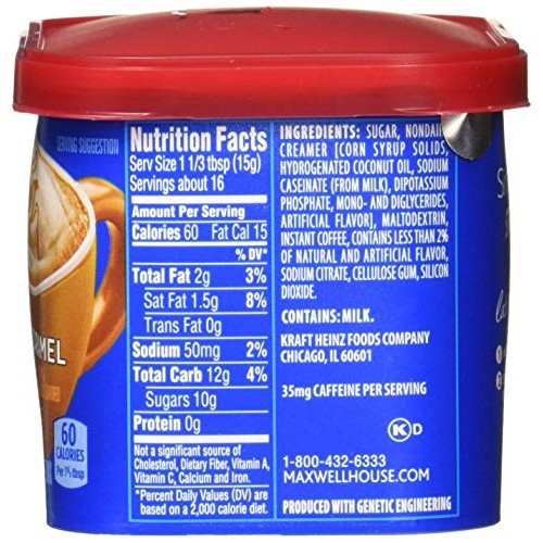 Maxwell House International Latte Vanilla Caramel Flavored Insta
