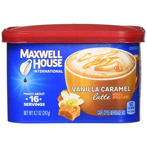 Maxwell House International Latte Vanilla Caramel Flavored Insta