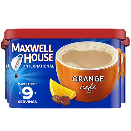 Maxwell House International Orange Cafe Instant Coffee 9.3 Oz C