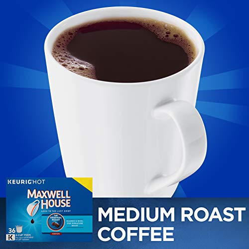 Maxwell House Original Medium Roast K-Cup Coffee Pods 36 Pods