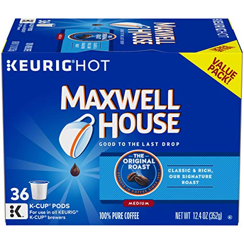Maxwell House Original Medium Roast K-Cup Coffee Pods 36 Pods