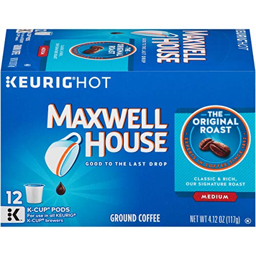 Maxwell House Original Medium Roast K-Cup Coffee Pods 72 Pods,
