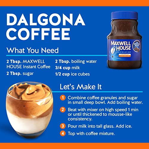 Maxwell House Original Roast Instant Coffee 8 Oz Jar