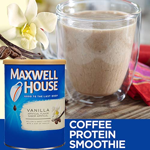 Maxwell House Vanilla Medium Roast Ground Coffee 11 Oz Canister