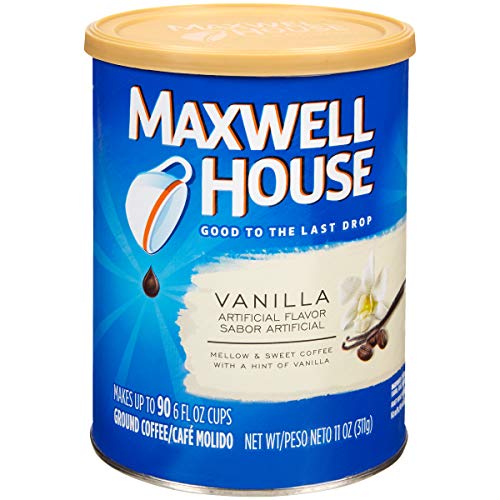 Maxwell House Vanilla Medium Roast Ground Coffee 11 Oz Canister