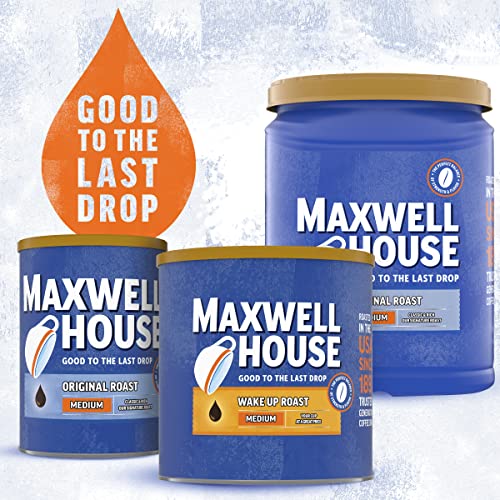 Maxwell House Wake Up Roast Medium Roast Ground Coffee 30.65 oz... Maxwell House Wake Up Roast Medium Roast Ground Coffee 30.65 oz...