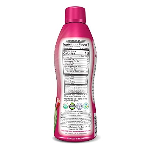 Maxx Herb Nopal 100 Organic Red Nopal Cactus Juice 32 Oz, For Maxx Herb Nopal 100 Organic Red Nopal Cactus Juice 32 Oz, For