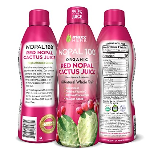 Maxx Herb Nopal 100 Organic Red Nopal Cactus Juice 32 Oz, For Maxx Herb Nopal 100 Organic Red Nopal Cactus Juice 32 Oz, For