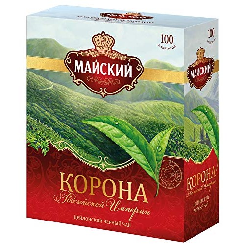Maiskiy Tea Black Large Leaf Crown of the Russian Empire 100 C...
