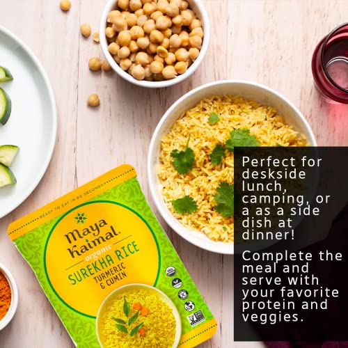 Maya Kaimal Organic Indian Turmeric And Cumin Surekha Rice, 8.5