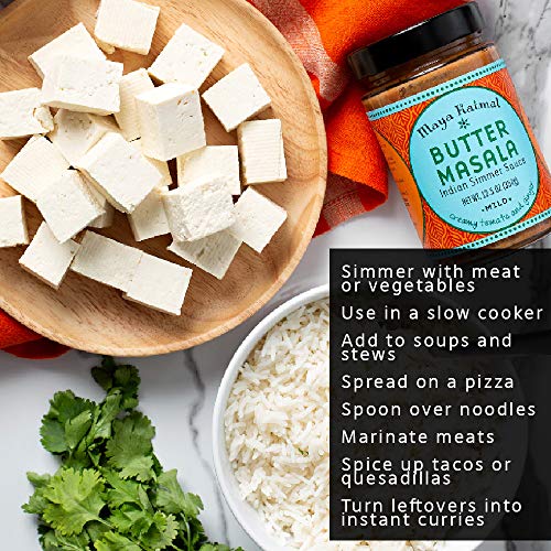 Maya Kaimal Butter Masala Sauce, 12.5 Oz, Mild Indian Simmer Sau