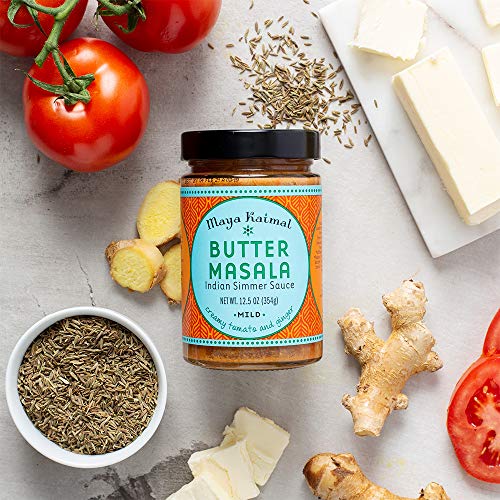 Maya Kaimal Butter Masala Sauce, 12.5 Oz, Mild Indian Simmer Sau