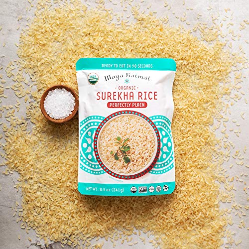 Maya Kaimal Foods Organic Indian Perfectly Plain Surekha Rice, 8