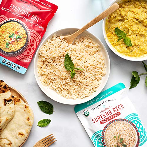 Maya Kaimal Foods Organic Indian Perfectly Plain Surekha Rice, 8