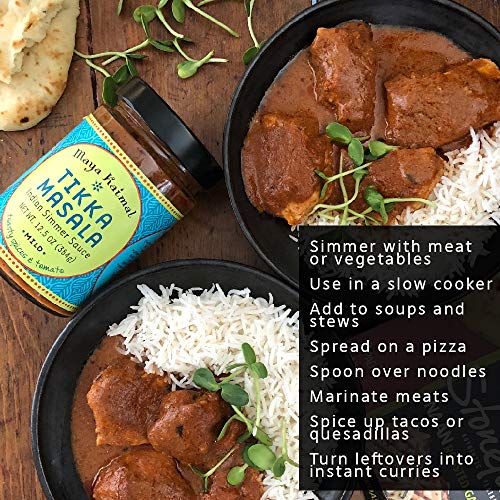 Maya Kaimal Tikka Masala Sauce, Mild Indian Simmer Sauce With To