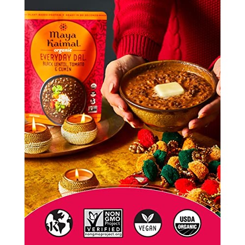 Maya Kaimal Foods Organic Indian Everyday Dal Variety Pack, 10 O