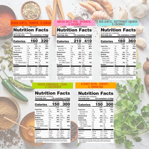 Maya Kaimal Foods Organic Indian Everyday Dal Variety Pack, 10 O