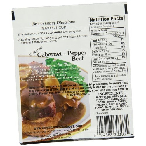 Mayacamas Brown Gravy Mix, 0.65-Ounce Units Pack Of 12