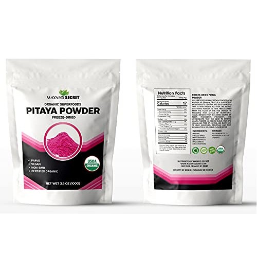 Mayan’s Secret 3.5oz Pink Pitaya Powder Organic Dragonfruit | Vi...