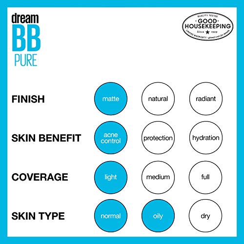 Maybelline Dream Pure Bb Cream, Light/Medium, 1 Ounce