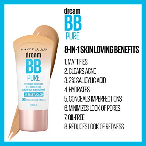 Maybelline Dream Pure Bb Cream, Light/Medium, 1 Ounce