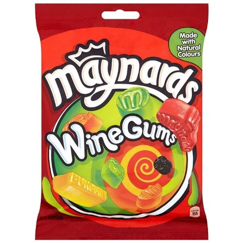 Maynards Wine Gums 190G - Pack Of 6