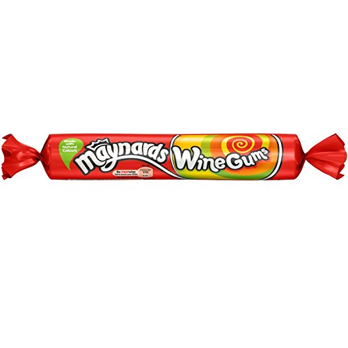 Maynards Wine Gums Roll, Case Of 40 Rolls, 52G Each