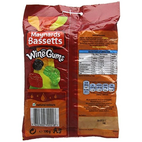 Maynards Winegums Original Maynards Bassetts Wine Gums Imported