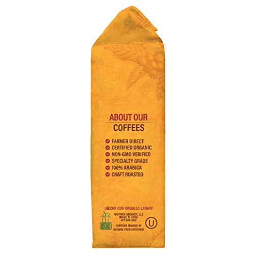 2Lb Mayorga Organics Muy Macho, Extra Dark Roast, Bold, Whole Be