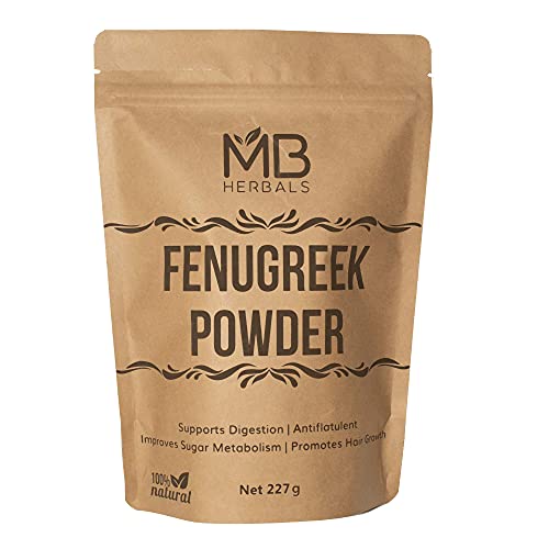 Mb Herbals Fenugreek Seeds Powder 227 Grams | Half Pound | Trigo