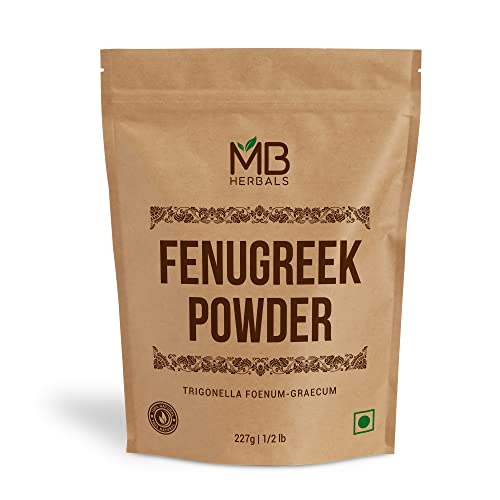 Mb Herbals Fenugreek Seeds Powder 227 Grams | Half Pound | Trigo