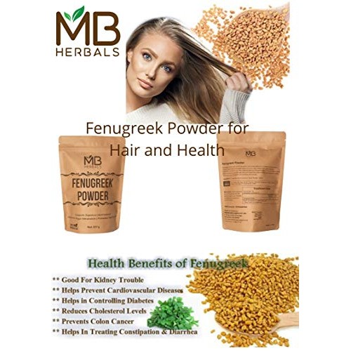 Mb Herbals Fenugreek Seeds Powder 100 Grams | 3.5 Oz | Trigonell