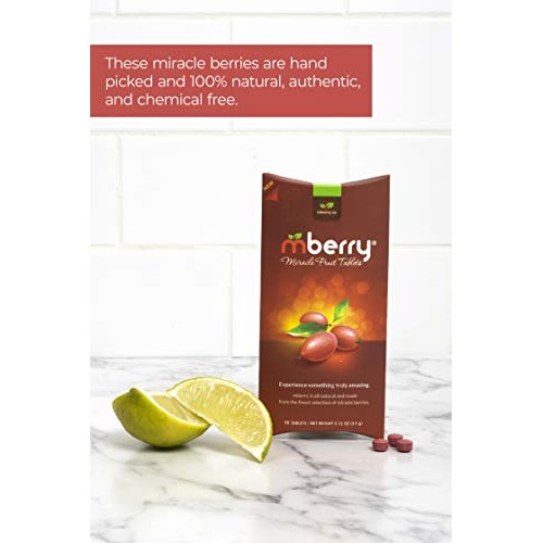 Mberry Miracle Fruit Tablets, 10-Count Mberry Miracle Fruit Tablets, 10-Count