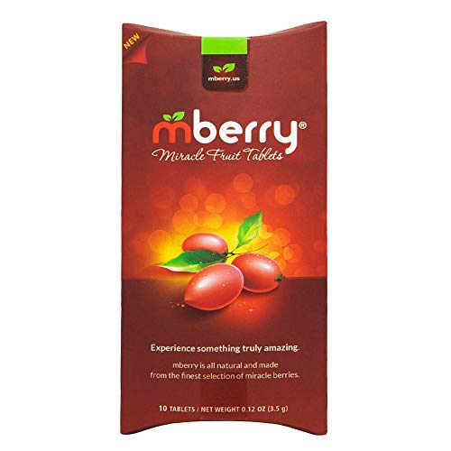 Mberry Miracle Fruit Tablets, 10-Count Mberry Miracle Fruit Tablets, 10-Count