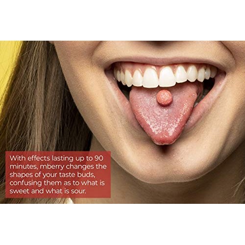 Mberry Miracle Fruit Tablets, 10-Count Pack Of 2