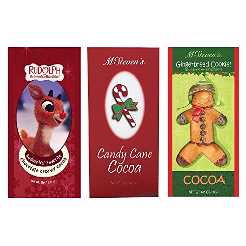 Candy Cane, Gingerbread And Rudolph The Red Nosed Reindeer Hot C