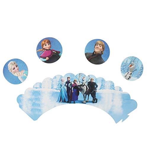 24Pc Frozen Cake Topper Baby Shower Child Birthday Party Supplie