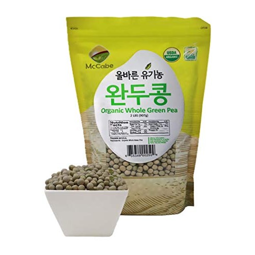 Mccabe Organic Whole Green Pea, 2 Lb 32 Oz