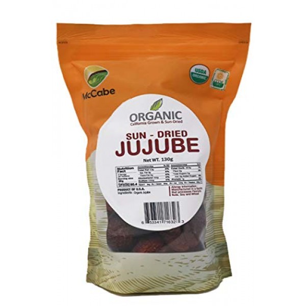 Mccabe Organic Sun-Dried Jujube, 130G