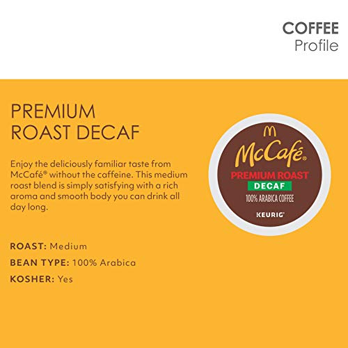 Mccafé Decaf Premium Medium Roast K-Cup Coffee Pods 84 Pods