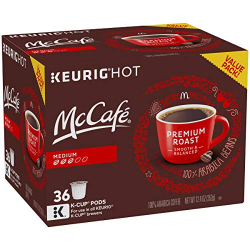 Mccafé Premium Roast Coffee K-Cup Pods, 36 Count