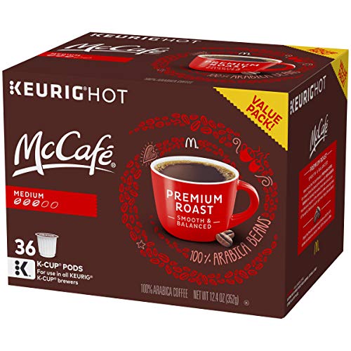 Mccafé Premium Roast Coffee K-Cup Pods, 36 Count